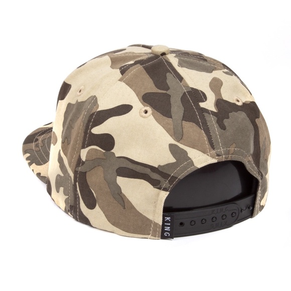 King Apparel Manor Camo Snapback Hat - Picture 3 of 6